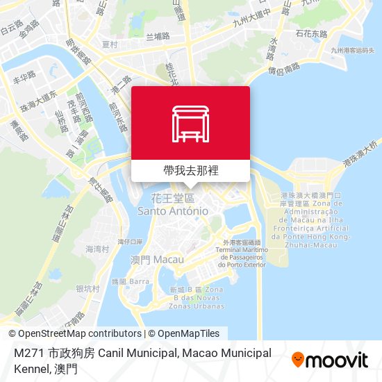 M271 市政狗房 Canil Municipal, Macao Municipal Kennel地圖