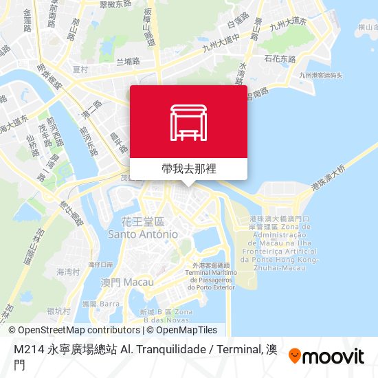 M214 永寧廣場總站 Al. Tranquilidade / Terminal地圖