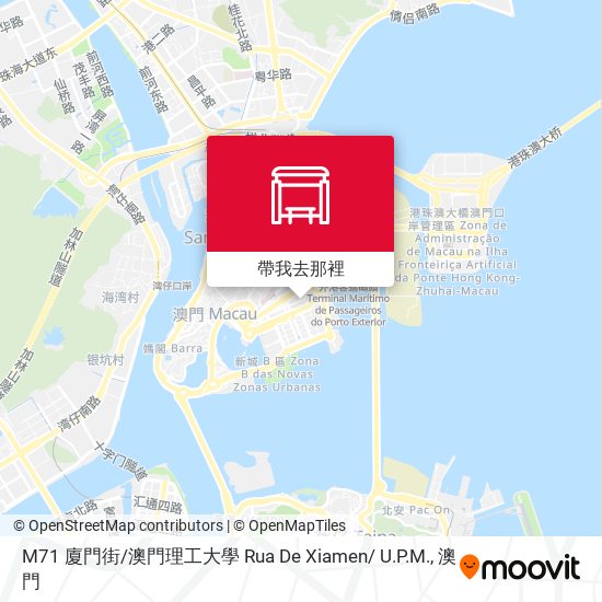 M71 廈門街 / 理工 Rua De Xiamen/ I.P.M.地圖