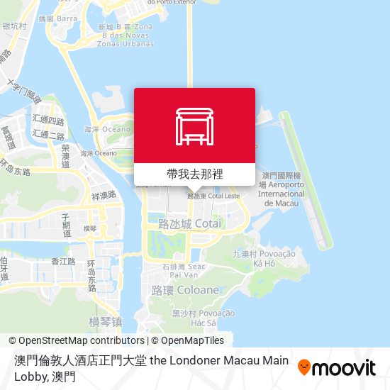 澳門倫敦人酒店正門大堂 the Londoner Macau Main Lobby地圖