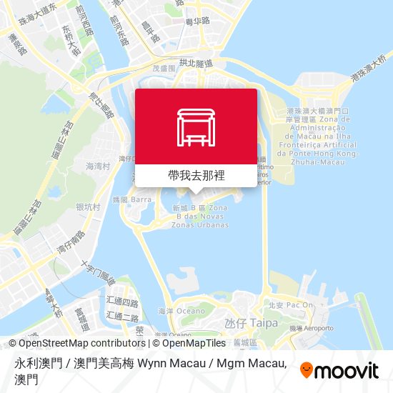 永利澳門 / 澳門美高梅  Wynn Macau / Mgm Macau地圖
