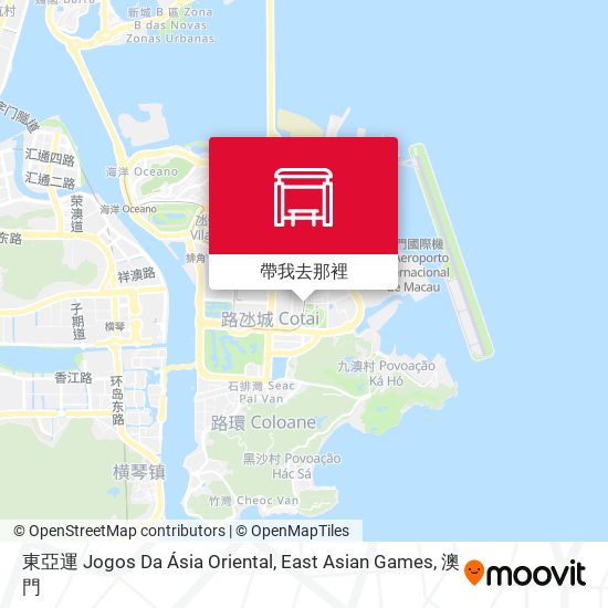 東亞運 Jogos Da Ásia Oriental, East Asian Games地圖
