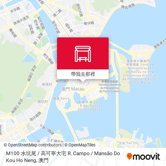 M100 水坑尾 / 高可寧大宅 R. Campo / Mansão Do Kou Ho Neng地圖