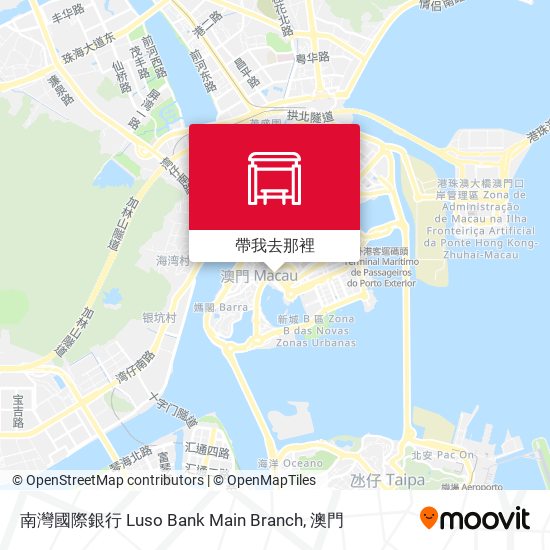 南灣國際銀行 Luso Bank Main Branch地圖
