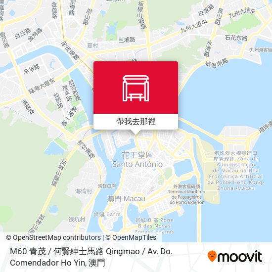 M60 青茂 / 何賢紳士馬路 Qingmao / Av. Do. Comendador Ho Yin地圖