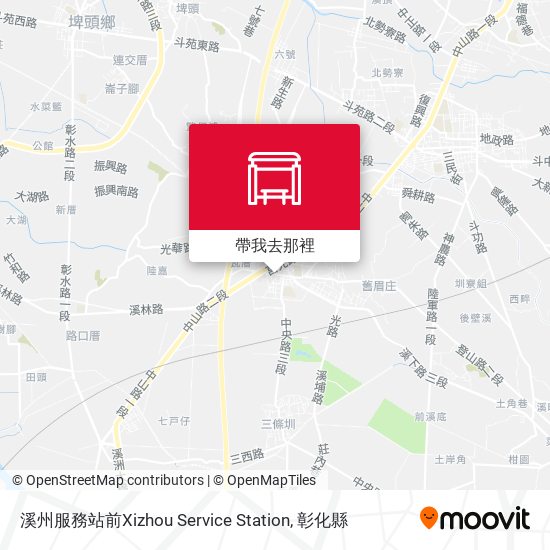 溪州服務站前Xizhou Service Station地圖