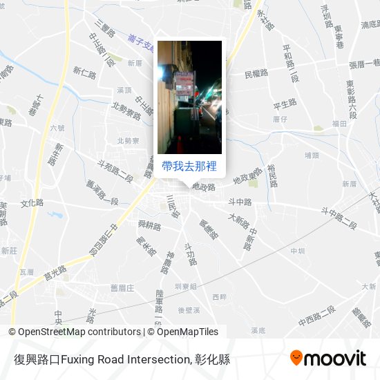 復興路口Fuxing Road Intersection地圖