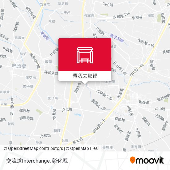 交流道Interchange地圖