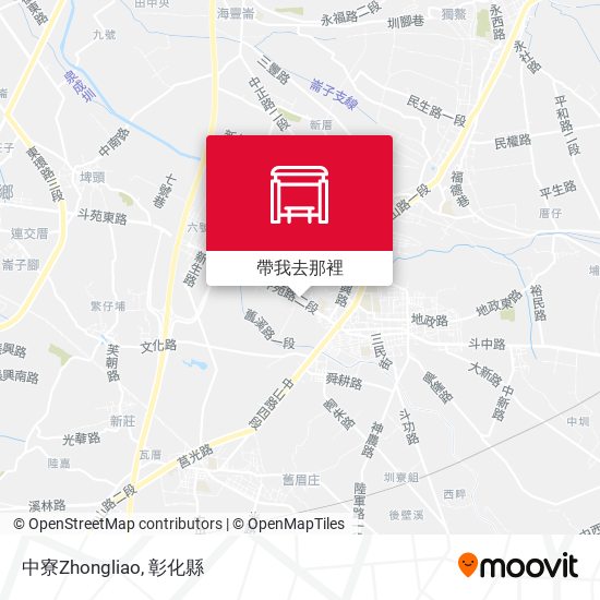 中寮Zhongliao地圖