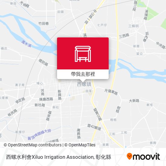 西螺水利會Xiluo Irrigation Association地圖