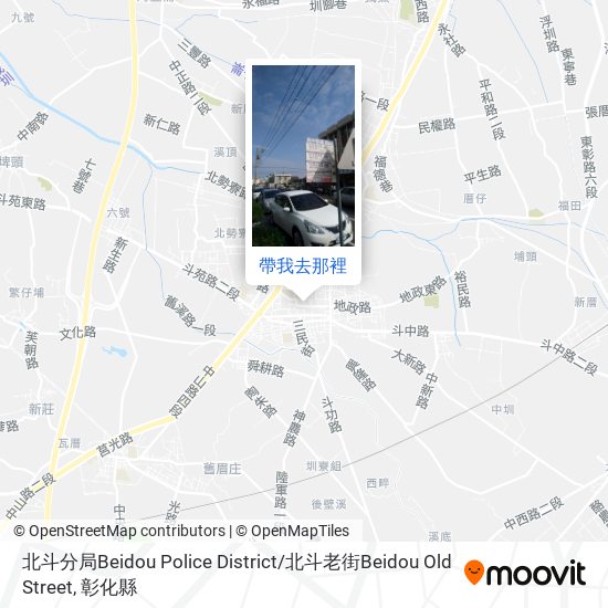 北斗分局Beidou Police District / 北斗老街Beidou Old Street地圖