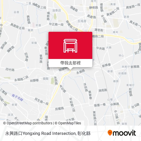 永興路口Yongxing Road Intersection地圖