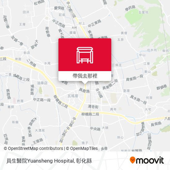 員生醫院Yuansheng Hospital地圖