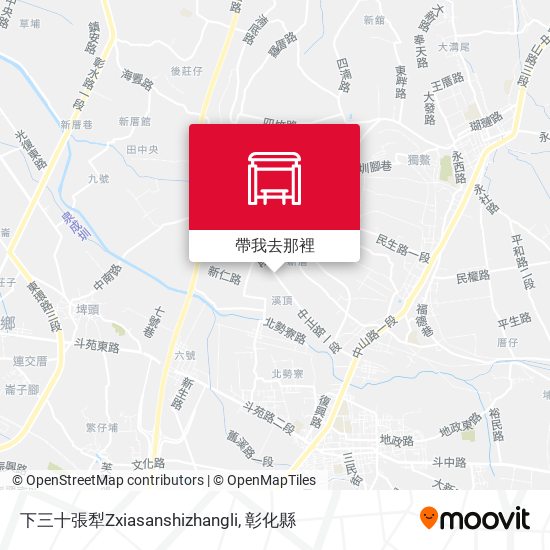 下三十張犁Zxiasanshizhangli地圖