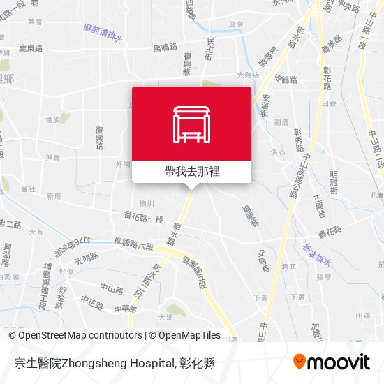 宗生醫院Zhongsheng Hospital地圖