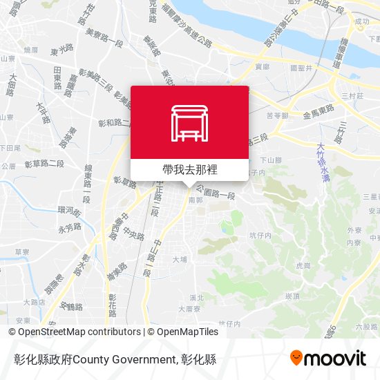 彰化縣政府County Government地圖