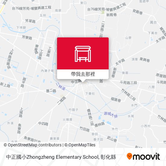中正國小Zhongzheng Elementary School地圖