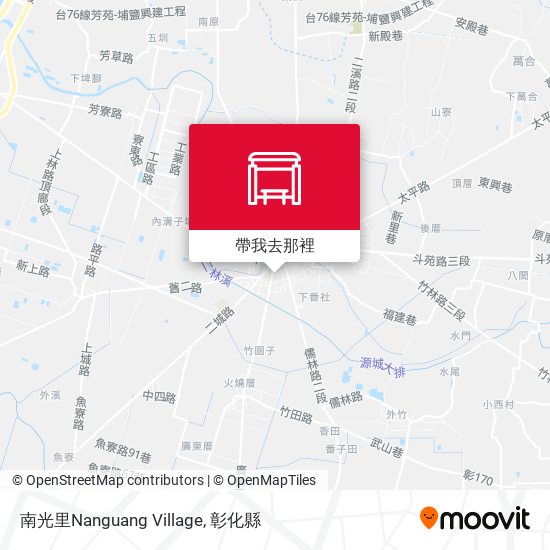 南光里Nanguang Village地圖
