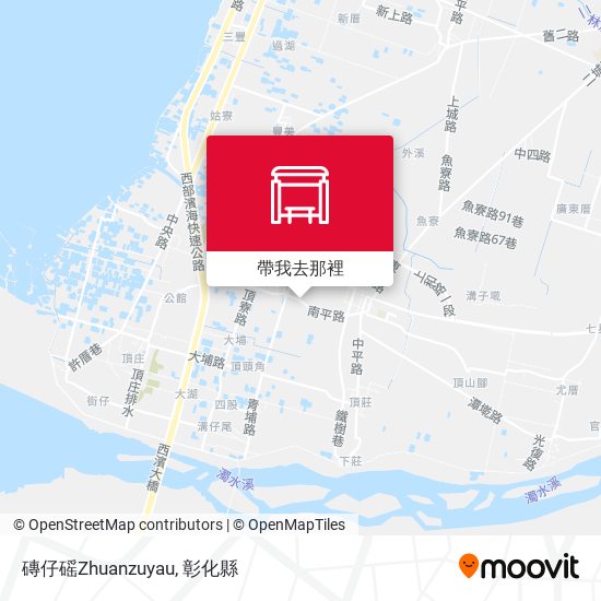 磚仔磘Zhuanzuyau地圖