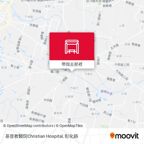 基督教醫院Christian Hospital地圖