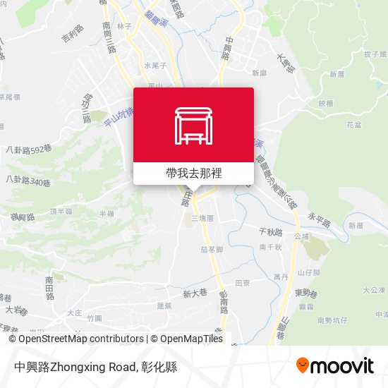 中興路Zhongxing Road地圖