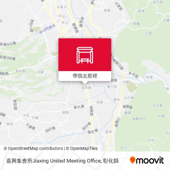 嘉興集會所Jiaxing United Meeting Office地圖