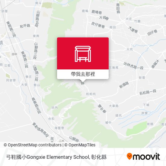 弓鞋國小Gongxie Elementary School地圖