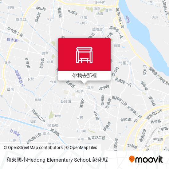 和東國小Hedong Elementary School地圖