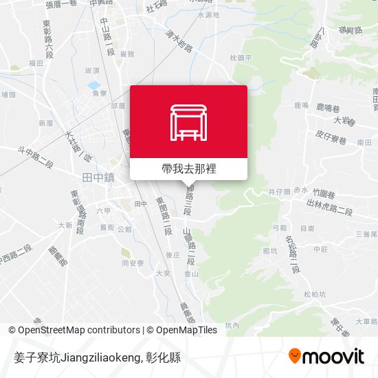 姜子寮坑Jiangziliaokeng地圖