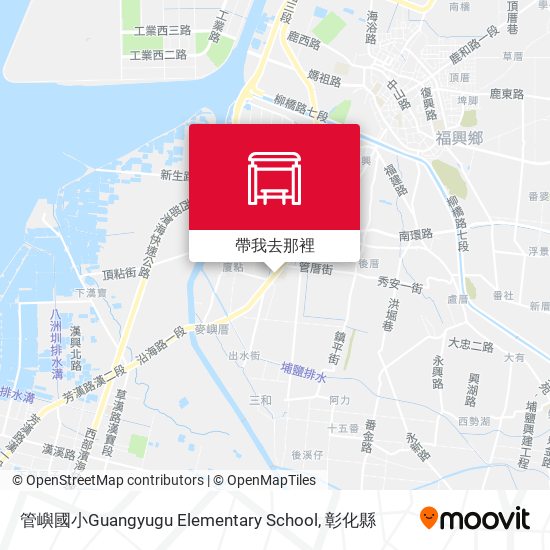 管嶼國小Guangyugu Elementary School地圖