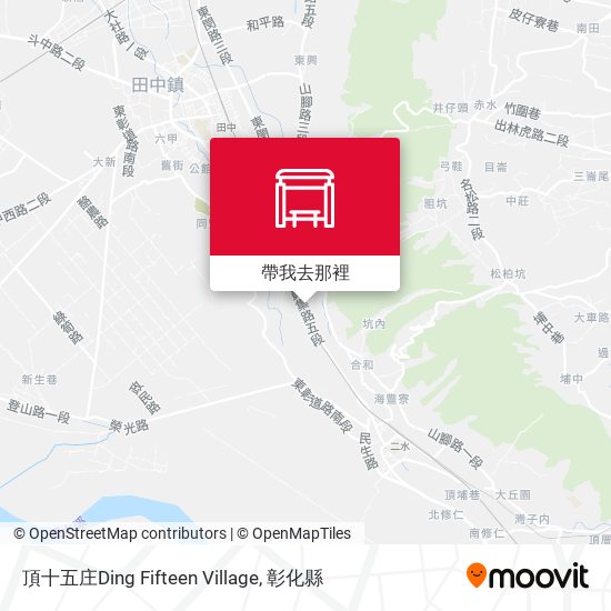 頂十五庄Ding Fifteen Village地圖