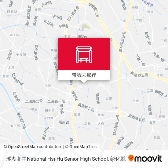溪湖高中National Hsi-Hu Senior High School地圖