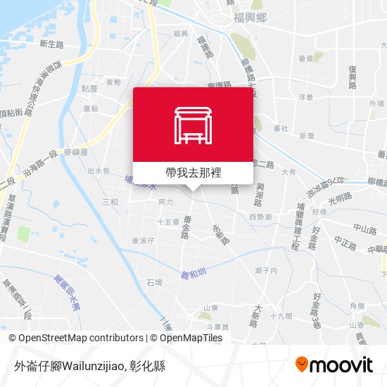 外崙仔腳Wailunzijiao地圖