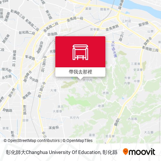 彰化師大Changhua University Of Education地圖