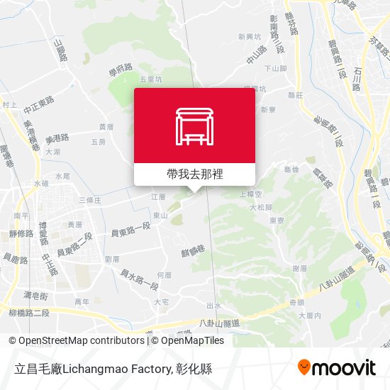 立昌毛廠Lichangmao Factory地圖