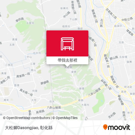 大松腳Dasongjiao地圖