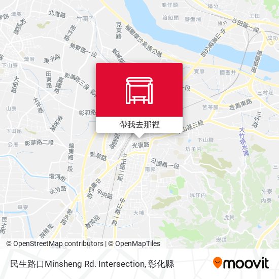 民生路口Minsheng Rd. Intersection地圖