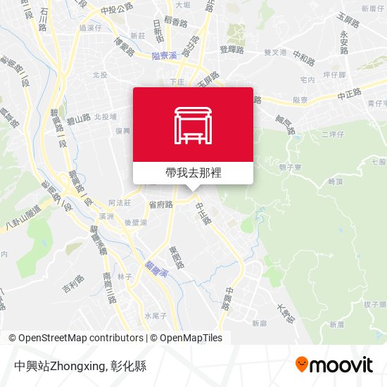 中興站Zhongxing地圖