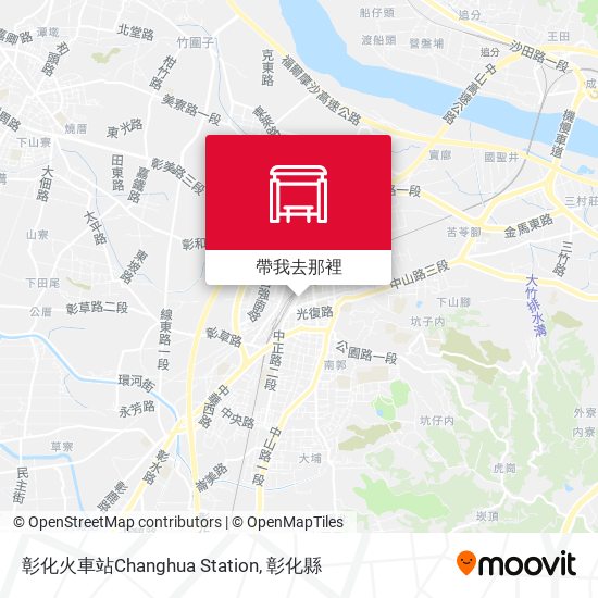 彰化火車站Changhua Station地圖