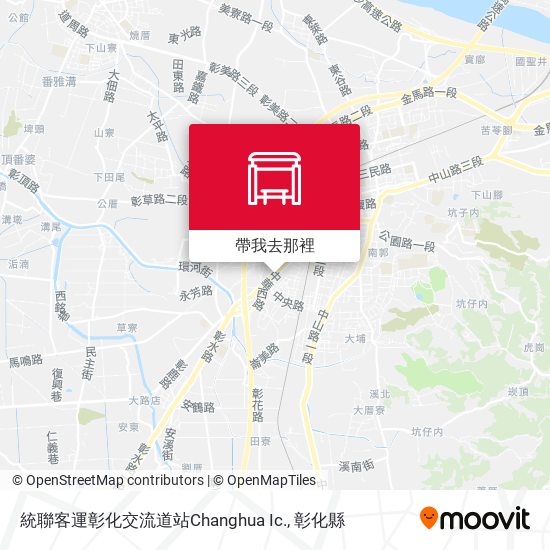 統聯客運彰化交流道站Changhua Ic.地圖