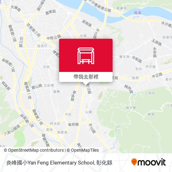 炎峰國小Yan Feng Elementary School地圖