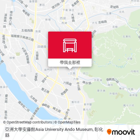 亞洲大學安藤館Asia University Ando Museum地圖