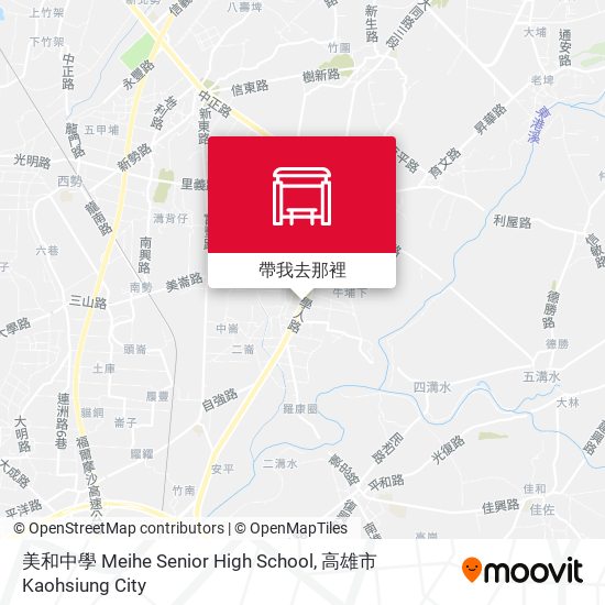 美和中學 Meihe Senior High School地圖