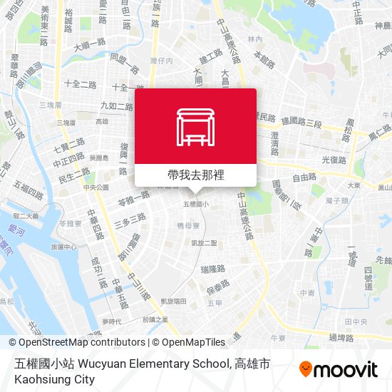 五權國小站 Wucyuan Elementary School地圖