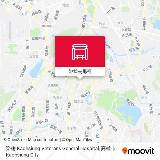 榮總 Kaohsiung Veterans General Hospital地圖