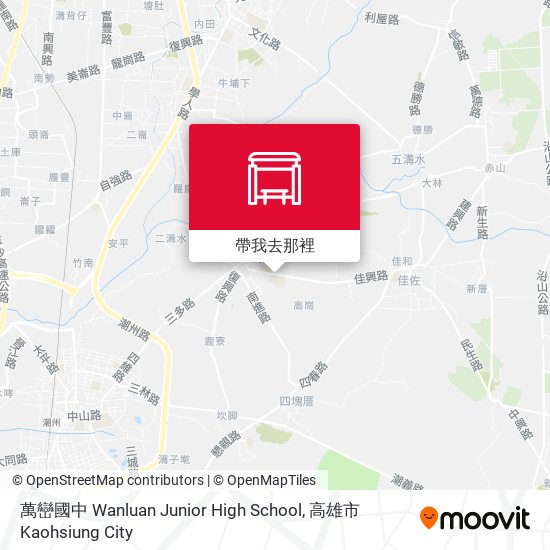 萬巒國中 Wanluan Junior High School地圖