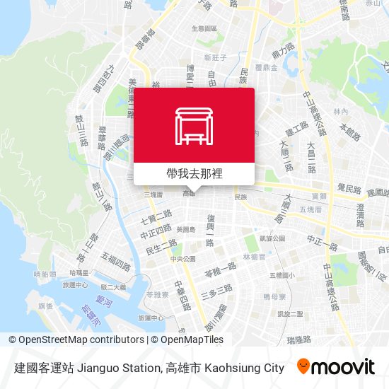 建國客運站 Jianguo Station地圖