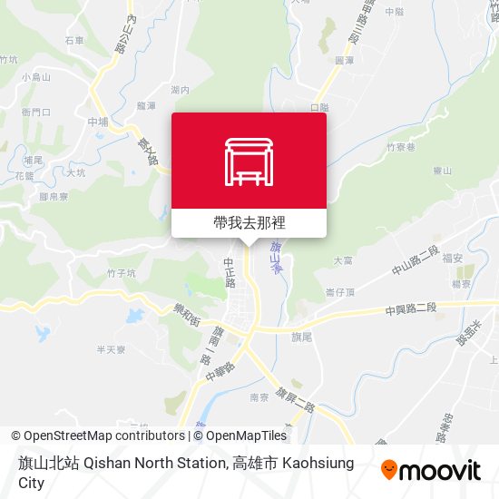 旗山北站 Qishan North Station地圖
