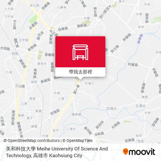 美和科技大學 Meihe University Of Science And Technology地圖