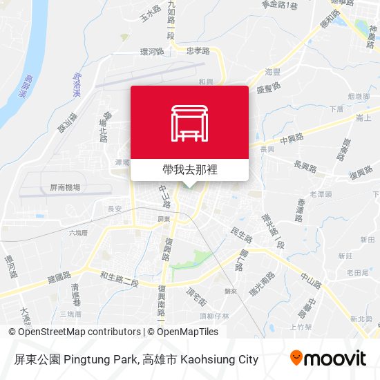 屏東公園 Pingtung Park地圖